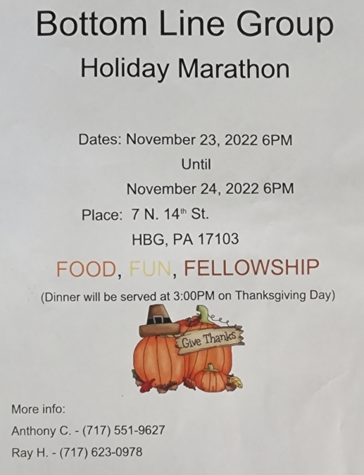 CANA-Bottom Line Group-Holiday Marathon